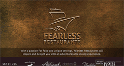 Desktop Screenshot of fearlessrestaurants.com